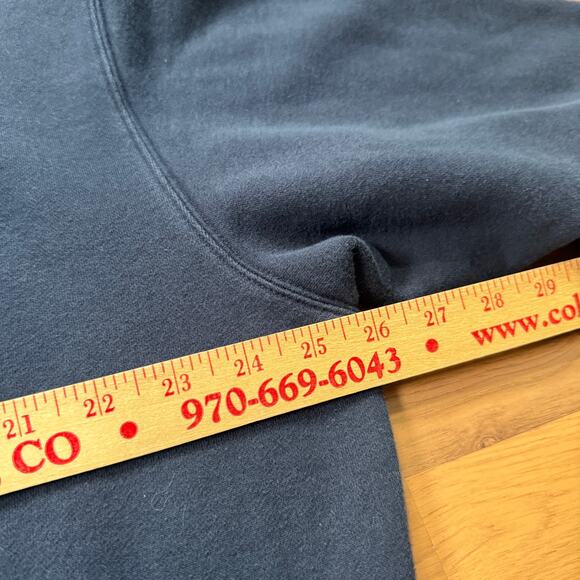 Vintage 90's Polo Ralph Lauren Navy Blue Crewneck Pullover Sweatshirt Sz Large - Picture 3 of 7